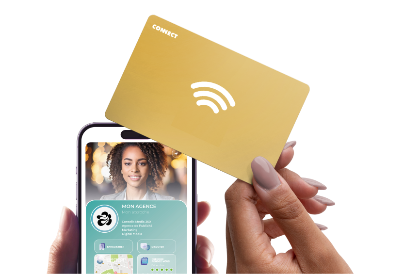 Carte NFC et téléphone