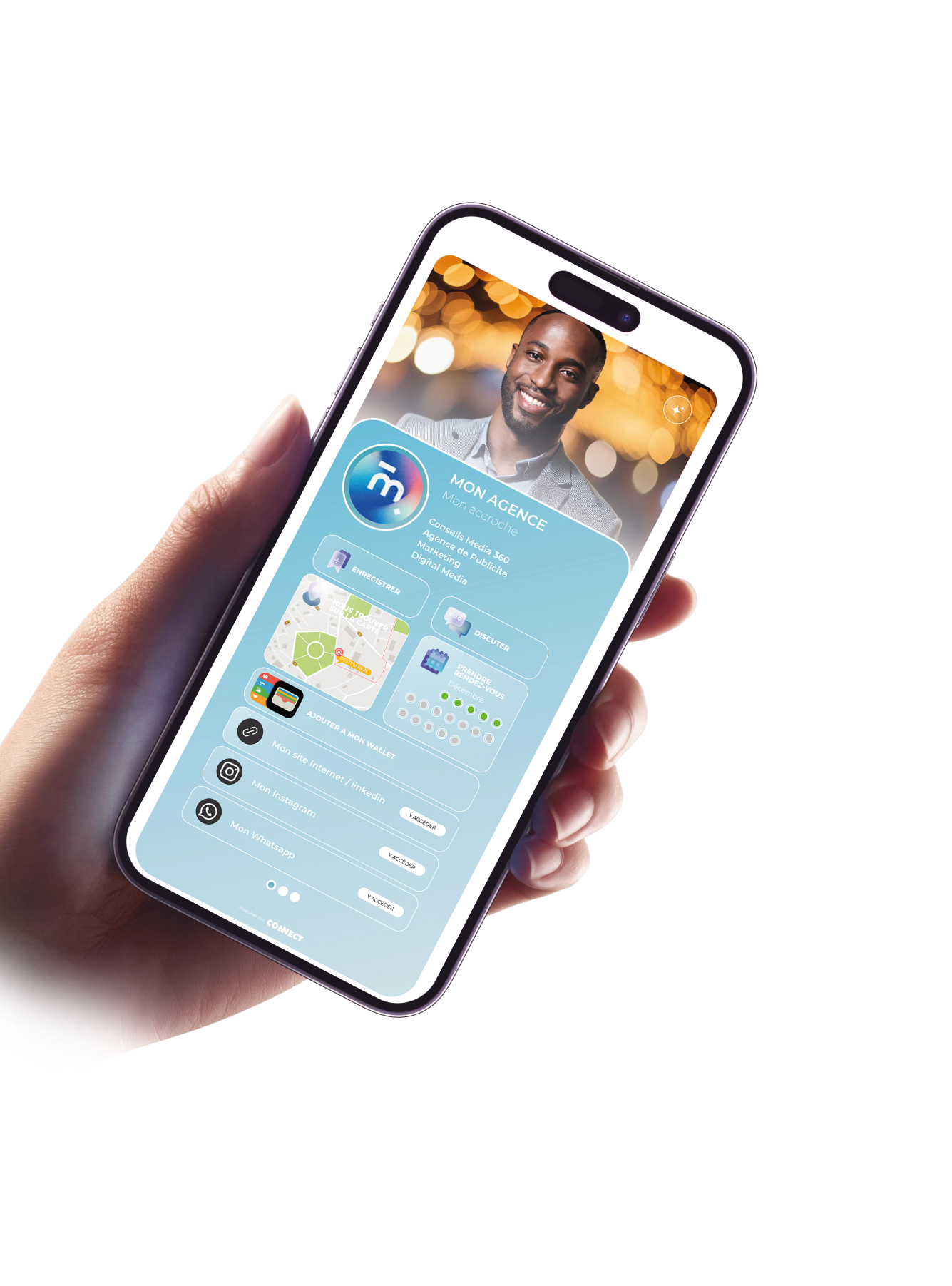 Aperçu application mobile